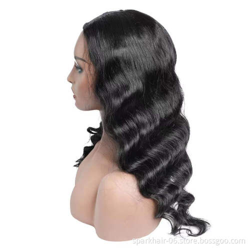 Wholesale High Quality Human Hair U-Part Wigs Straight For Black Women,Wholesale Body Wave Brazilian Human Half Wig Vendor